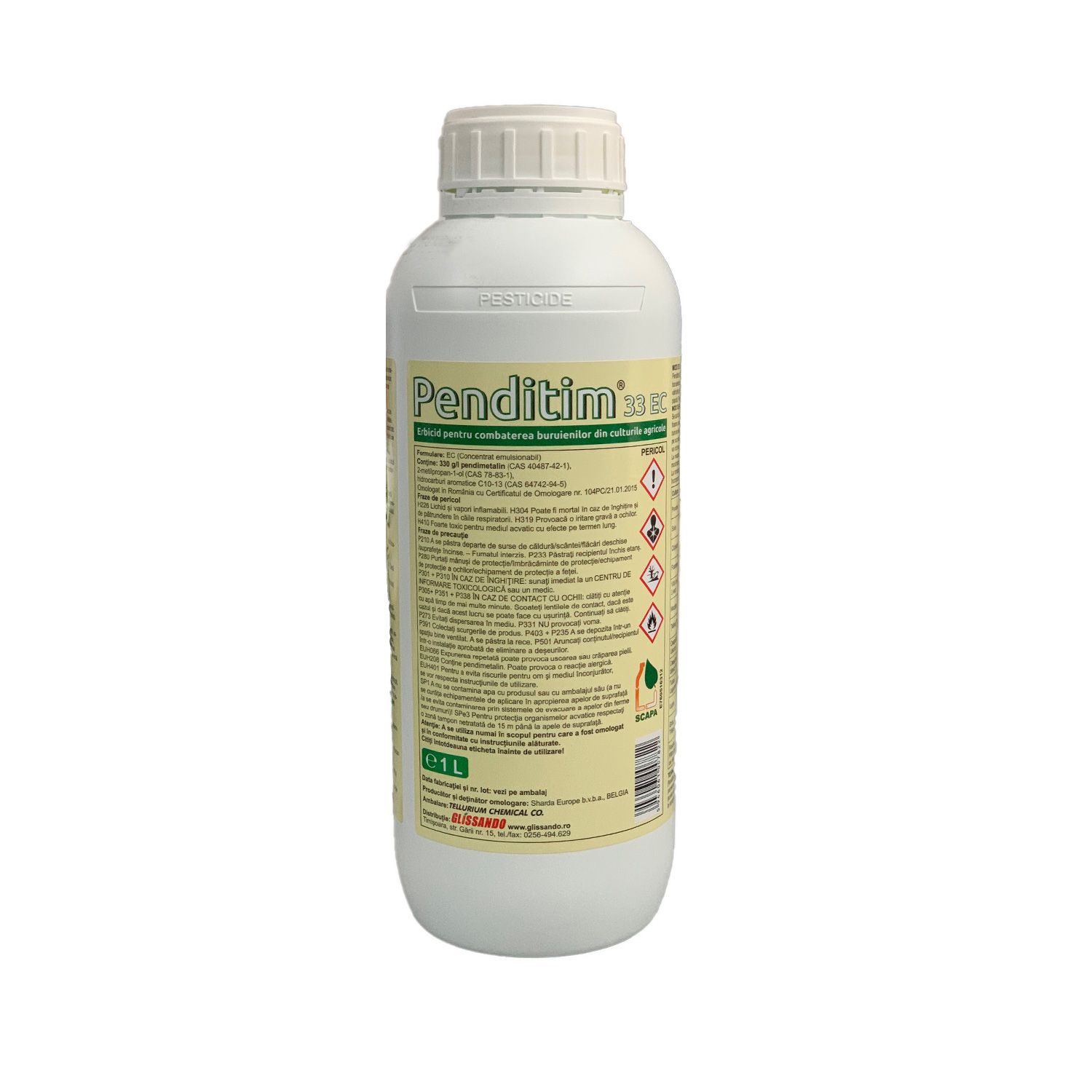 Erbicid Pendigan 330 Ec 100 Ml Erbicid Pendigan/Penditim 330 EC - combate buruienile monocotile anuale si  unele dicotile anuale, in culturile de floarea soarelui, porumb, tomate  transplantate, ardei, varza, morcov, ceapa si soia. - ferma-gradina.ro