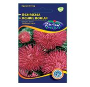 Seminte flori Ochiul boului (Callistephus chinensis) Strahlen rosu 1g