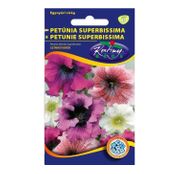 Seminte flori Petunii cu flori mari (Petunia hybrida superbissima) amestec de culori 0,125g