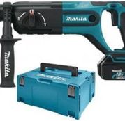 Ciocan rotopercutor cu acumulator Makita, DHR241RFJ, 18 V, 3.0 Ah
