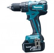 Masina de gaurit cu percutie si insurubat, cu acumulator Makita, DHP480RMJ, 18 V / 4.0 Ah