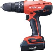 Masina de gaurit cu percutie si insurubat, cu acumulator Maktec 18 V / 1,1 Ah