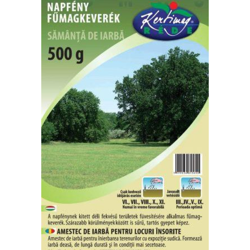 Seminte de gazon pentru locuri insorite 500g
