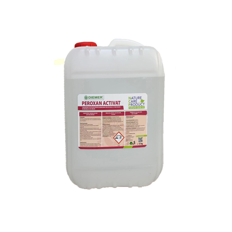 Solutie de curatat mulgatoare - Peroxid Activ 5kg, 10kg