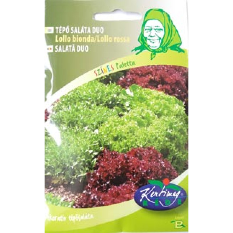 Seminte salata creata Duo lollo bionda si lollo rosa