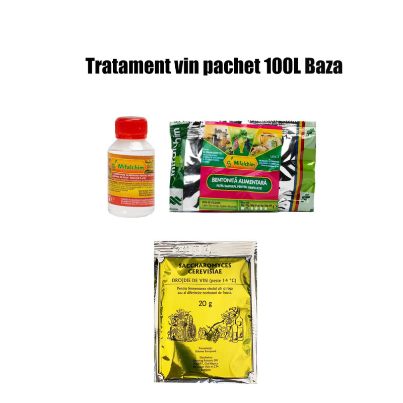 Tratamente vin - pachet 100L baza